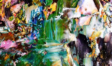 Tuval üzerinde soyut yağlı boya resim. arka plan duvar kağıdı. Modern motif görsel sanat. Moda el boyası. Duvar dekorasyonu ve duvar resimleri. Doku.