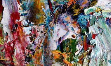 Tuval üzerinde soyut yağlı boya resim. arka plan duvar kağıdı. Modern motif görsel sanat. Moda el boyası. Duvar dekorasyonu ve duvar resimleri. Doku.