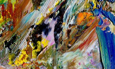 Tuval üzerinde soyut yağlı boya resim. arka plan duvar kağıdı. Modern motif görsel sanat. Moda el boyası. Duvar dekorasyonu ve duvar resimleri. Doku.