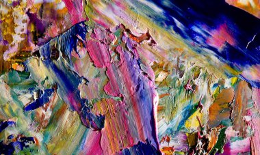 Tuval üzerinde soyut yağlı boya resim. arka plan duvar kağıdı. Modern motif görsel sanat. Moda el boyası. Duvar dekorasyonu ve duvar resimleri. Doku.