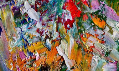 Tuval üzerinde soyut yağlı boya resim. arka plan duvar kağıdı. Modern motif görsel sanat. Moda el boyası. Duvar dekorasyonu ve duvar resimleri. Doku.