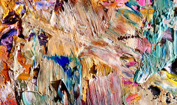 Texture Couleur Peinture Huile Dessinée Main Contexte Artistique Abstrait Art — Photo