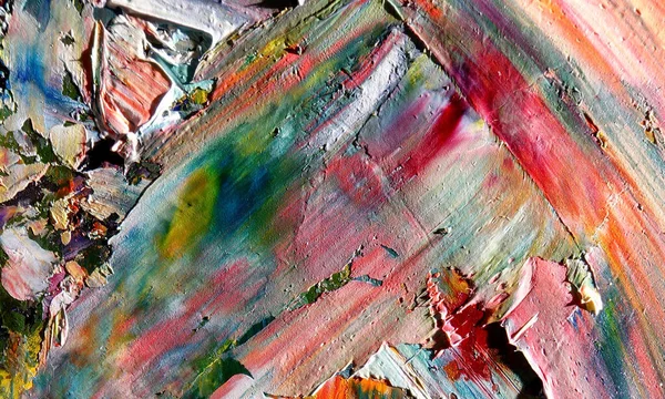 Renk dokusu. Tuvale elle çizilmiş yağlı boya resim. Soyut sanat geçmişi. Modern, çağdaş sanat. Renkli tuval. Duvar dekoru arkaplanı