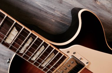 Elektro gitar yakalı. Duvar Kağıdı 