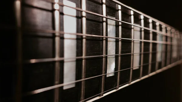 Elektro Gitar Yakalı Duvar Kağıdı — Stok fotoğraf