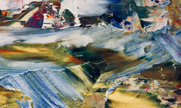 Renkli soyut arka plan duvar kağıdı. Modern motif görsel sanat. Yağlı boya karışımı. Moda el boyama bezi. Duvar dekorasyonu ve duvar resimleri fikri. 3 Boyutlu Doku. Renkli soyut