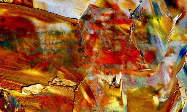 Renkli soyut resim arkaplanı. Modern motif görsel sanat. Yağ renkli yoğun bir karışım. Moda el boyama bezi. Moda poster kağıdı için tuval üzerindeki fırça darbelerini boya