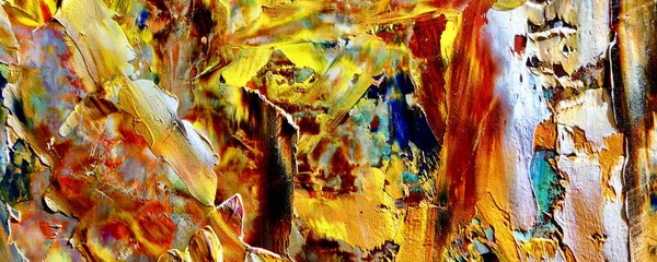 Kleurrijke Abstracte Schilderkunst Achtergrond Moderne Motief Beeldende Kunst Intensieve Multicolor — Stockfoto