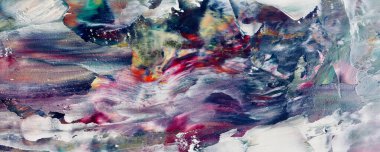 Renkli soyut resim arkaplanı. Modern motif görsel sanat. Yağ renkli yoğun bir karışım. Moda el boyama bezi. Moda poster kağıdı için tuval üzerindeki fırça darbelerini boya