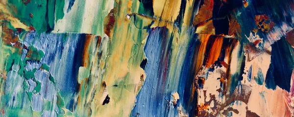 Kleurrijke Abstracte Schilderkunst Achtergrond Moderne Motief Beeldende Kunst Intensieve Multicolor — Stockfoto