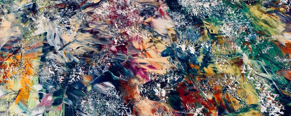 Красочный Абстрактный Фон Современный Мотив Визуального Искусства Интенсивная Многоцветная Смесь — стоковое фото