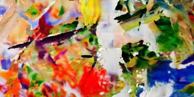 Renkli soyut resim arkaplanı. Modern motif görsel sanat. Yağ renkli yoğun bir karışım. Moda el boyama bezi. Moda poster kağıdı için tuval üzerindeki fırça darbelerini boya