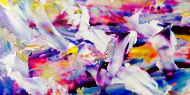 Renkli soyut resim arkaplanı. Modern motif görsel sanat. Yağ renkli yoğun bir karışım. Moda el boyama bezi. Moda poster kağıdı için tuval üzerindeki fırça darbelerini boya