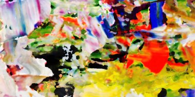 Renkli soyut resim arkaplanı. Modern motif görsel sanat. Yağ renkli yoğun bir karışım. Moda el boyama bezi. Moda poster kağıdı için tuval üzerindeki fırça darbelerini boya