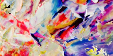 Renkli soyut resim arkaplanı. Modern motif görsel sanat. Yağ renkli yoğun bir karışım. Moda el boyama bezi. Moda poster kağıdı için tuval üzerindeki fırça darbelerini boya