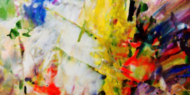 Renkli soyut resim arkaplanı. Modern motif görsel sanat. Yağ renkli yoğun bir karışım. Moda el boyama bezi. Moda poster kağıdı için tuval üzerindeki fırça darbelerini boya