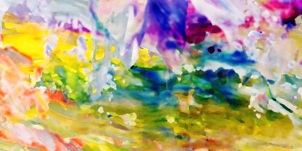 Renkli soyut resim arkaplanı. Modern motif görsel sanat. Yağ renkli yoğun bir karışım. Moda el boyama bezi. Moda poster kağıdı için tuval üzerindeki fırça darbelerini boya