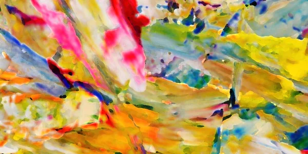 Renkli soyut resim arkaplanı. Modern motif görsel sanat. Yağ renkli yoğun bir karışım. Moda el boyama bezi. Moda poster kağıdı için tuval üzerindeki fırça darbelerini boya