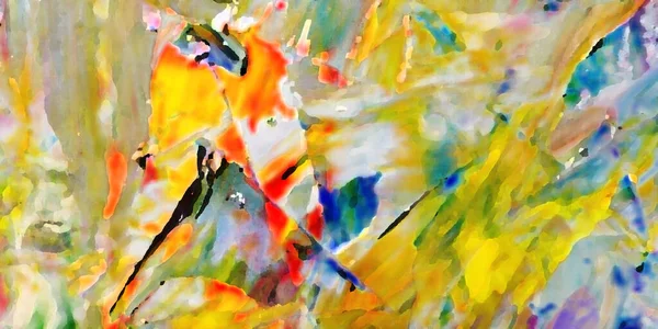 Renkli soyut resim arkaplanı. Modern motif görsel sanat. Yağ renkli yoğun bir karışım. Moda el boyama bezi. Moda poster kağıdı için tuval üzerindeki fırça darbelerini boya