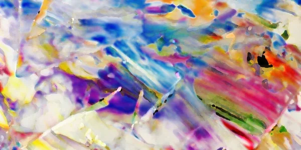 Renkli soyut resim arkaplanı. Modern motif görsel sanat. Yağ renkli yoğun bir karışım. Moda el boyama bezi. Moda poster kağıdı için tuval üzerindeki fırça darbelerini boya
