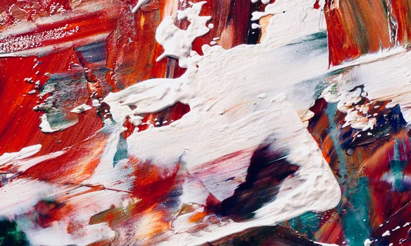 Renkli soyut resim arkaplanı. Modern motif görsel sanat. Yağ renkli yoğun bir karışım. Moda el boyama bezi. Moda poster kağıdı için tuval üzerindeki fırça darbelerini boya