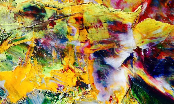 Renkli soyut resim arkaplanı. Modern motif görsel sanat. Yağ renkli yoğun bir karışım. Moda el boyama bezi. Moda poster kağıdı için tuval üzerindeki fırça darbelerini boya