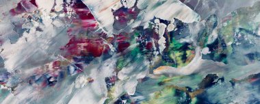 Renkli soyut resim arkaplanı. Modern motif görsel sanat. Yağ renkli yoğun bir karışım. Moda el boyama bezi. Moda poster kağıdı için tuval üzerindeki fırça darbelerini boya