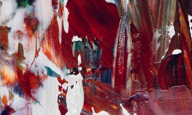 Renkli soyut resim arkaplanı. Modern motif görsel sanat. Yağ renkli yoğun bir karışım. Moda el boyama bezi. Moda poster kağıdı için tuval üzerindeki fırça darbelerini boya