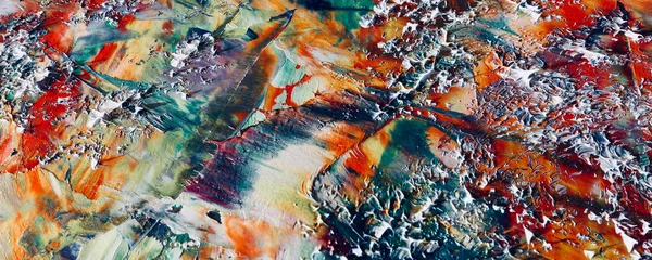 Colorato Sfondo Pittura Astratta Motivo Moderno Arte Visiva Intensivo Mix — Foto Stock