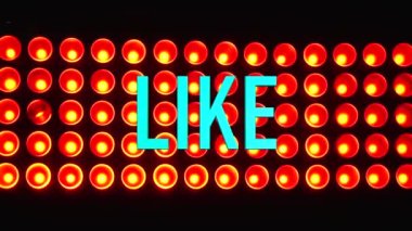 Kombinasyon, subrit mesajı gibi. Sahne ışığı arkaplanı 