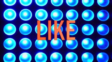 Kombinasyon, subrit mesajı gibi. Sahne ışığı arkaplanı 