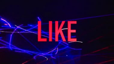 Kombinasyon, subrit mesajı gibi. Sahne ışığı arkaplanı 