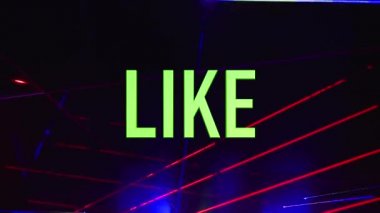 Kombinasyon, subrit mesajı gibi. Sahne ışığı arkaplanı 