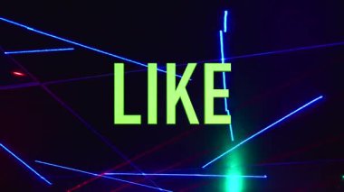 Kombinasyon, subrit mesajı gibi. Sahne ışığı arkaplanı 