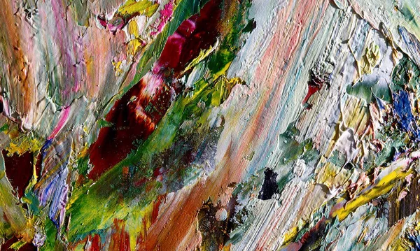 Colorato Sfondo Pittura Astratta Motivo Moderno Arte Visiva Intensivo Mix — Foto Stock