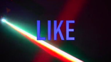 Kombinasyon, subrit mesajı gibi. Sahne ışığı arkaplanı 