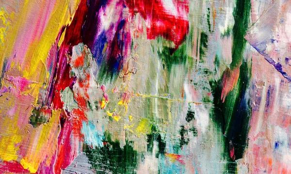 Kleurrijke Abstracte Schilderkunst Achtergrond Moderne Motief Beeldende Kunst Intensieve Multicolor — Stockfoto