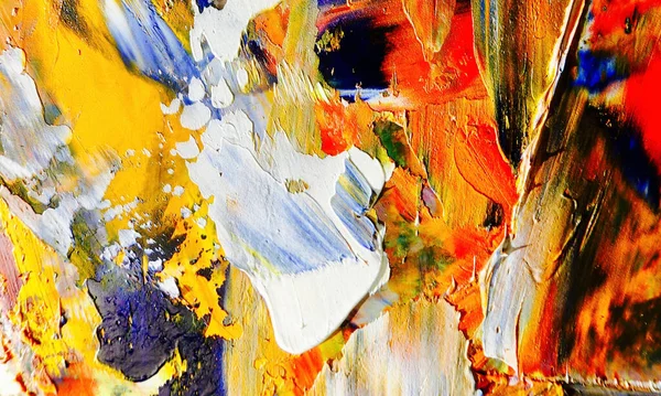 Colorato Sfondo Pittura Astratta Motivo Moderno Arte Visiva Intensivo Mix — Foto Stock