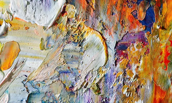 Colorato Sfondo Pittura Astratta Motivo Moderno Arte Visiva Intensivo Mix — Foto Stock