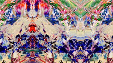 Renkli soyut resim arkaplanı. Modern motif görsel sanat. Yağ renkli yoğun bir karışım. Moda el boyama bezi. Moda poster kağıdı için tuval üzerindeki fırça darbelerini boya