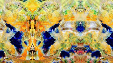 Renkli soyut resim arkaplanı. Modern motif görsel sanat. Yağ renkli yoğun bir karışım. Moda el boyama bezi. Moda poster kağıdı için tuval üzerindeki fırça darbelerini boya