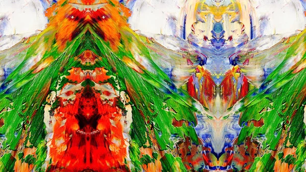 Kleurrijke Abstracte Schilderkunst Achtergrond Moderne Motief Beeldende Kunst Intensieve Multicolor — Stockfoto