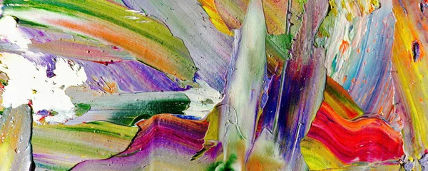 Fondo Pintura Abstracta Colorido Arte Visual Motivo Moderno Mezcla Multicolor — Foto de Stock
