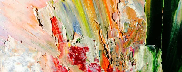 Bunte Abstrakte Malerei Hintergrund Modernes Motiv Visuelle Kunst Intensive Mehrfarbige — Stockfoto