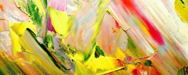 Renkli soyut resim arkaplanı. Modern motif görsel sanat. Yağ renkli yoğun bir karışım. Moda el boyama bezi. Moda poster kağıdı için tuval üzerindeki fırça darbelerini boya