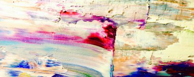 Renkli soyut resim arkaplanı. Modern motif görsel sanat. Yağ renkli yoğun bir karışım. Moda el boyama bezi. Moda poster kağıdı için tuval üzerindeki fırça darbelerini boya