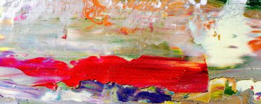 Renkli soyut resim arkaplanı. Modern motif görsel sanat. Yağ renkli yoğun bir karışım. Moda el boyama bezi. Moda poster kağıdı için tuval üzerindeki fırça darbelerini boya