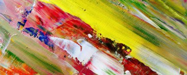 Renkli soyut resim arkaplanı. Modern motif görsel sanat. Yağ renkli yoğun bir karışım. Moda el boyama bezi. Moda poster kağıdı için tuval üzerindeki fırça darbelerini boya