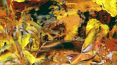 Renkli soyut resim arkaplanı. Modern motif görsel sanat. Yağ renkli yoğun bir karışım. Moda el boyama bezi. Moda poster kağıdı için tuval üzerindeki fırça darbelerini boya