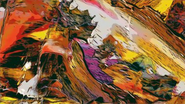 Renkli soyut resim arkaplanı. Modern motif görsel sanat. Yağ renkli yoğun bir karışım. Moda el boyama bezi. Moda poster kağıdı için tuval üzerindeki fırça darbelerini boya